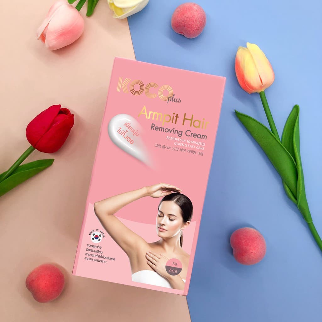ครีมกำจัดขน KOCO plus Hair Removing Cream 1 กล่องมี 6 ซอง รูปที่ 5