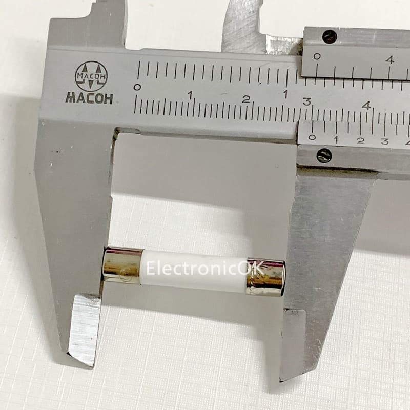 ฟิวส์เซรามิค ฟิวส์กระเบื้อง 250V. 5x20, 6x25, 6x30 mm. 1A~30A. รูปที่ 2