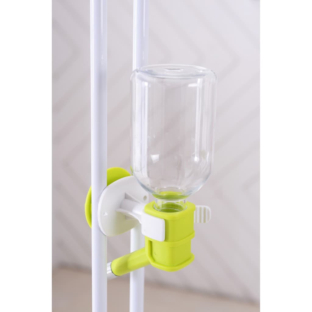 Boqi factory Pet Water Feeder ที่ให้น้ำแบบแขวนกรง เพียงหมุนขวดน้ำเข้าเกลียว สำหรับสุนัขและแมว GJ-02 รูปที่ 5