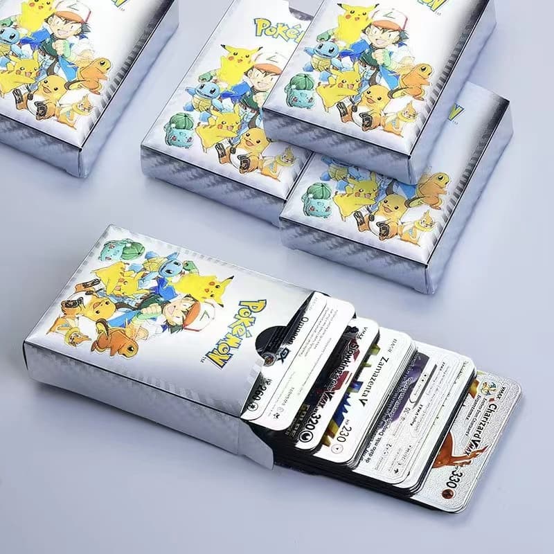 Pokemon Cards 55ชิ้น การ์ดโปเกม่อน โปเกม่อน รุ่นภาษาอังกฤษ การ์ดฝึกเล่นปิกาจู รูปที่ 5