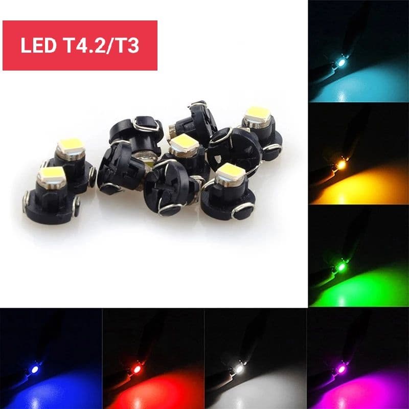หลอดไฟหน้าปัด แผงแอร์ LED T4.2../T3 ราคา/หลอด รูปที่ 1