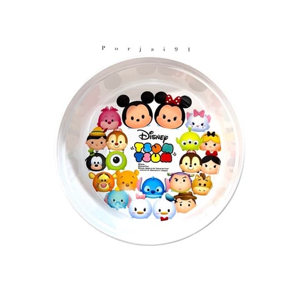 ขัน ขันพลาสติก ขันน้ำ 23 cm. Hippopo #1113-DN สีขาวมีลายลิขสิทธิ์แท้ Disney รูปที่ 6