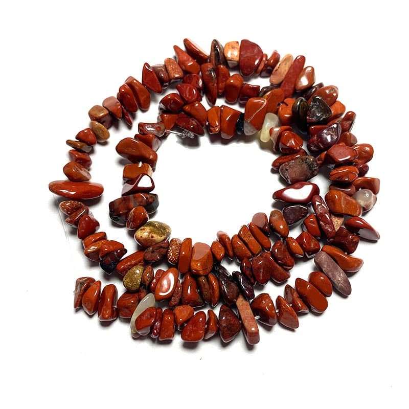 LUOMAN XIARI Spot 100% ธรรมชาติไม่สม่ําเสมอสีแดง Jasper Turquoise Malachite คริสตัลหลวมลูกปัดอัญมณีสําหรับเครื่องประดับทํา DIY สร้อยคอสร้อยข้อมือ 3-5 มม.39 ซม. รูปที่ 2