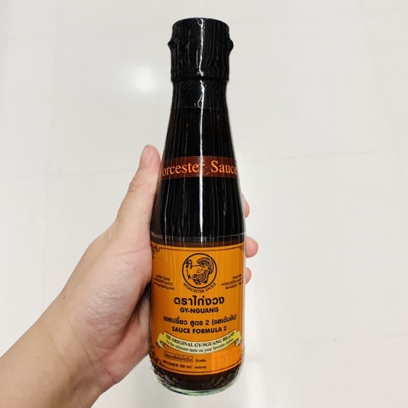 วูสเตอร์ซอส ซอสเปรี้ยว Worcester sauce ตรา ไก่งวง Gy-Nguang สูตร 1 / 2 รสดั้งเดิม รสเข้มข้น ขนาด 200cc รูปที่ 4