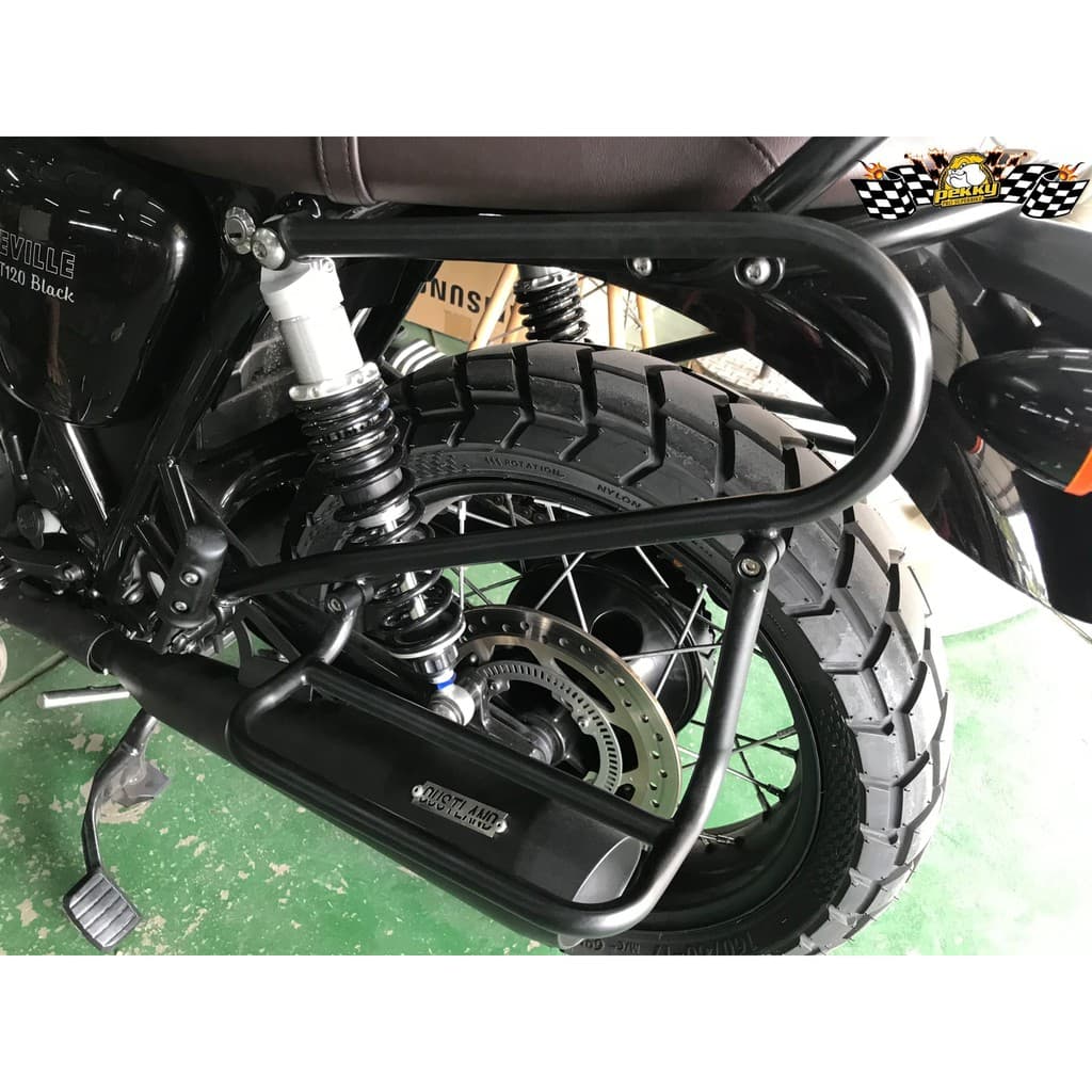 แร๊คข้างสำหรับ Triumph New T100/T120/Street Twin/Bobber รูปที่ 6