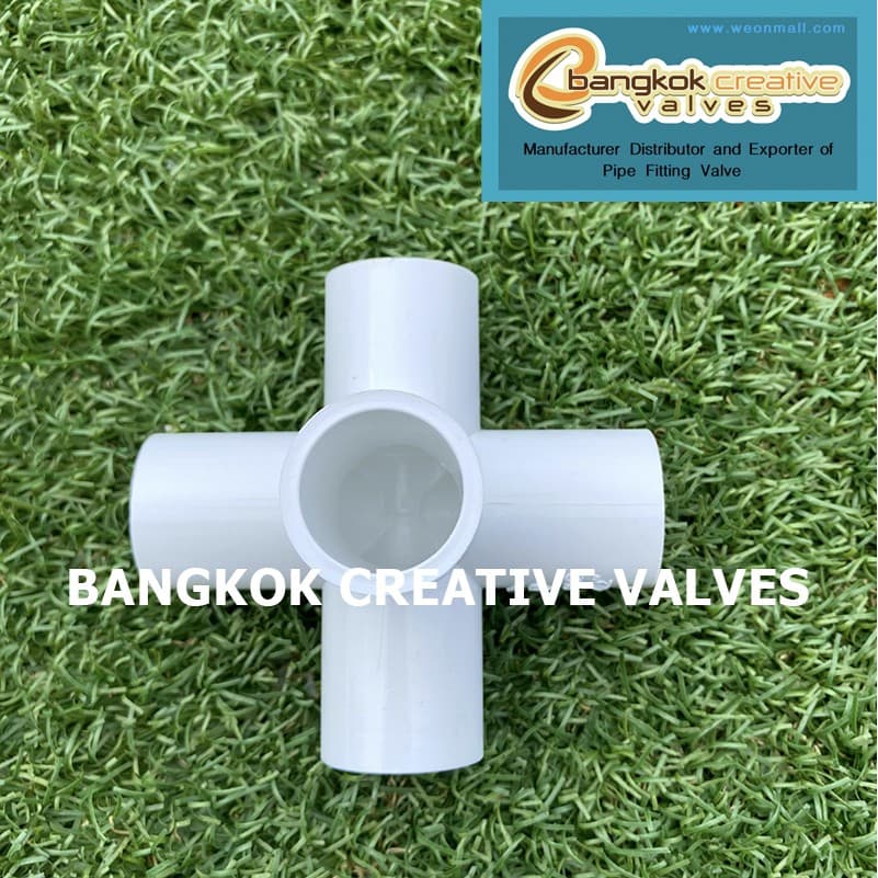 ข้อต่อ PVC ห้าทาง ข้อต่อห้าทาง ห้าทาง สีฟ้า/สีขาว A3 รูปที่ 4