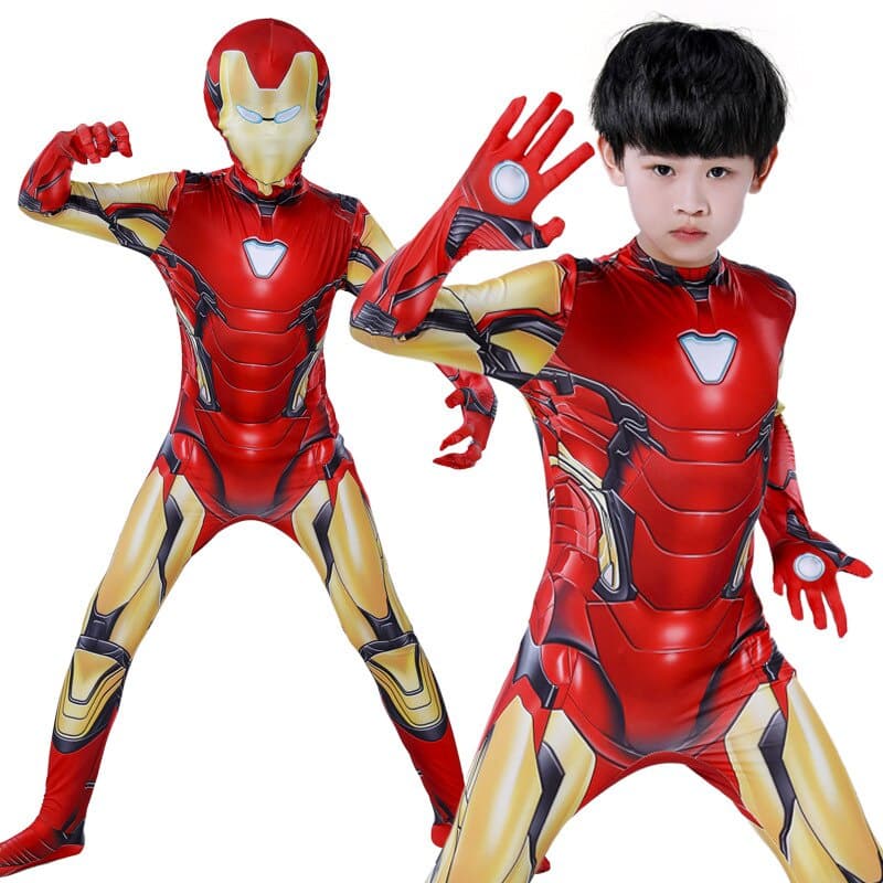 ชุดจั๊มสูทคอสเพลย์ Iron Man Endgame Superhero เหมาะกับปาร์ตี้ฮาโลวีน สําหรับเด็ก และผู้ใหญ่ รูปที่ 3