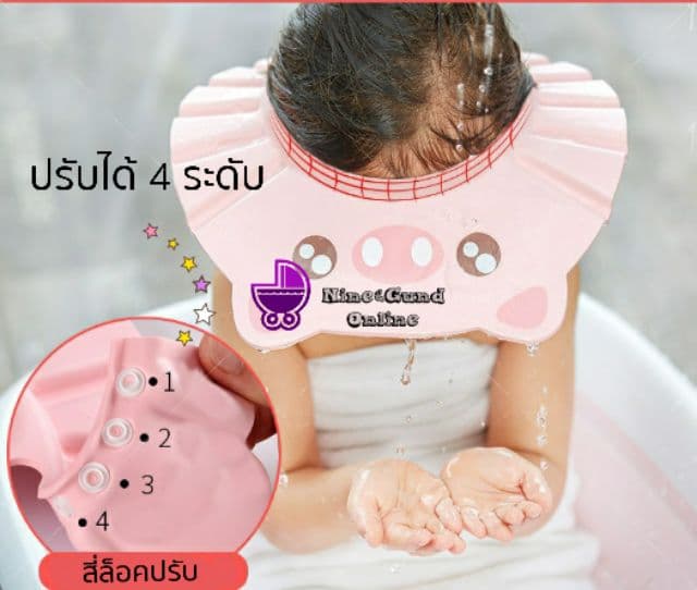ใหม่ Roblox ส่งจากไทย หมวกสระผมเด็กกันน้ำเข้าหูและตา รูปที่ 5