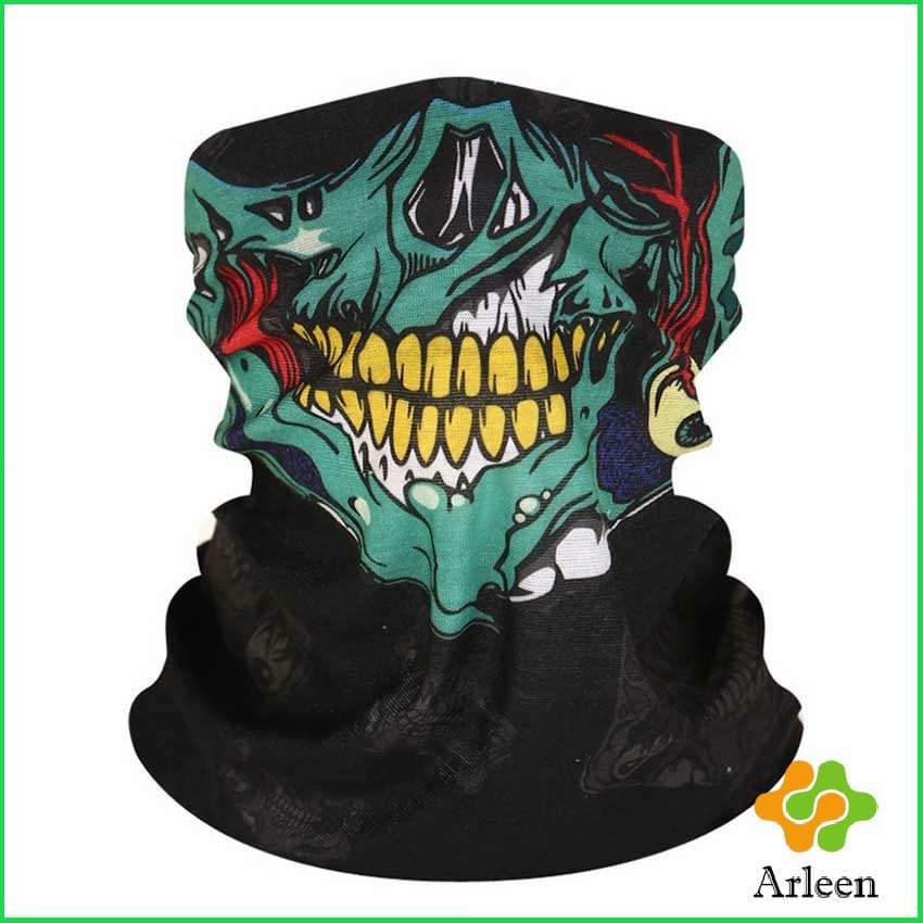 Arleen ผ้าบัฟกันฝุ่น โพกหัว ผ้าปิดหน้า กันแดด เลือกลายได้ แดด UV Magic turban รูปที่ 5