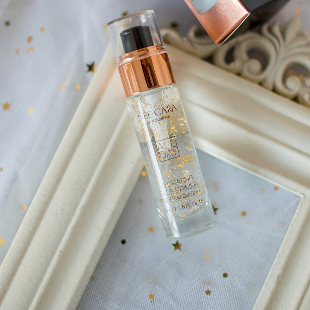 NEE CARA | N794 นีคาร่า ไพรเมอร์ทองคำ 24k เนื้อเจล ไพรเมอร์นีคาร่า HYDRATING FACE PRIMER GOLDE 24K รูปที่ 5