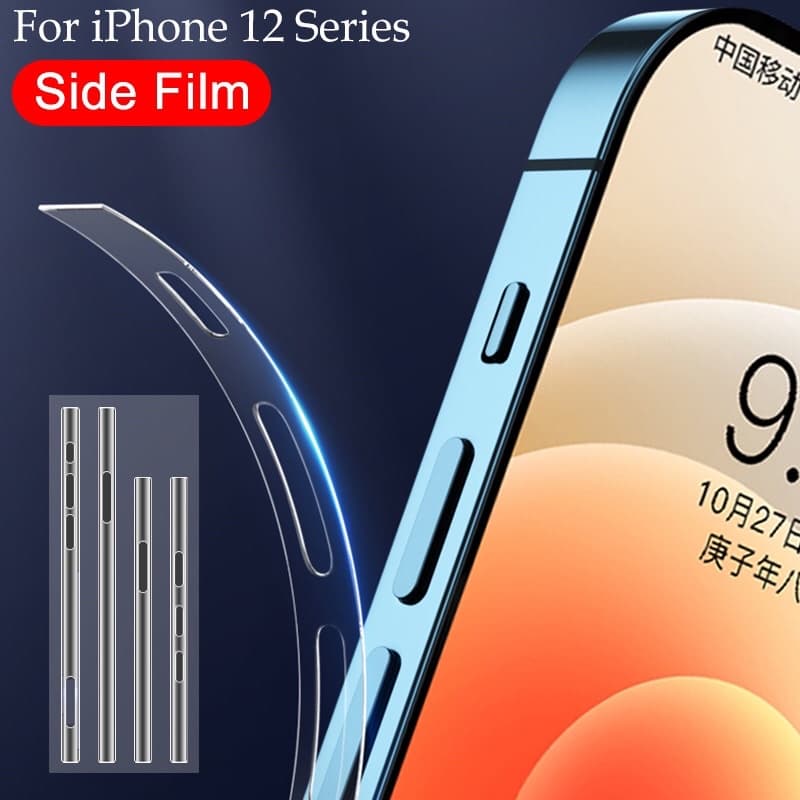 ฟิล์มกันรอย ขอบข้าง สำหรับไอโฟน for iPhone 13 pro max iPhone12ProMax สำหรับiPhone 12Pro i12 mini ฟิล์มขอบข้าง รูปที่ 5