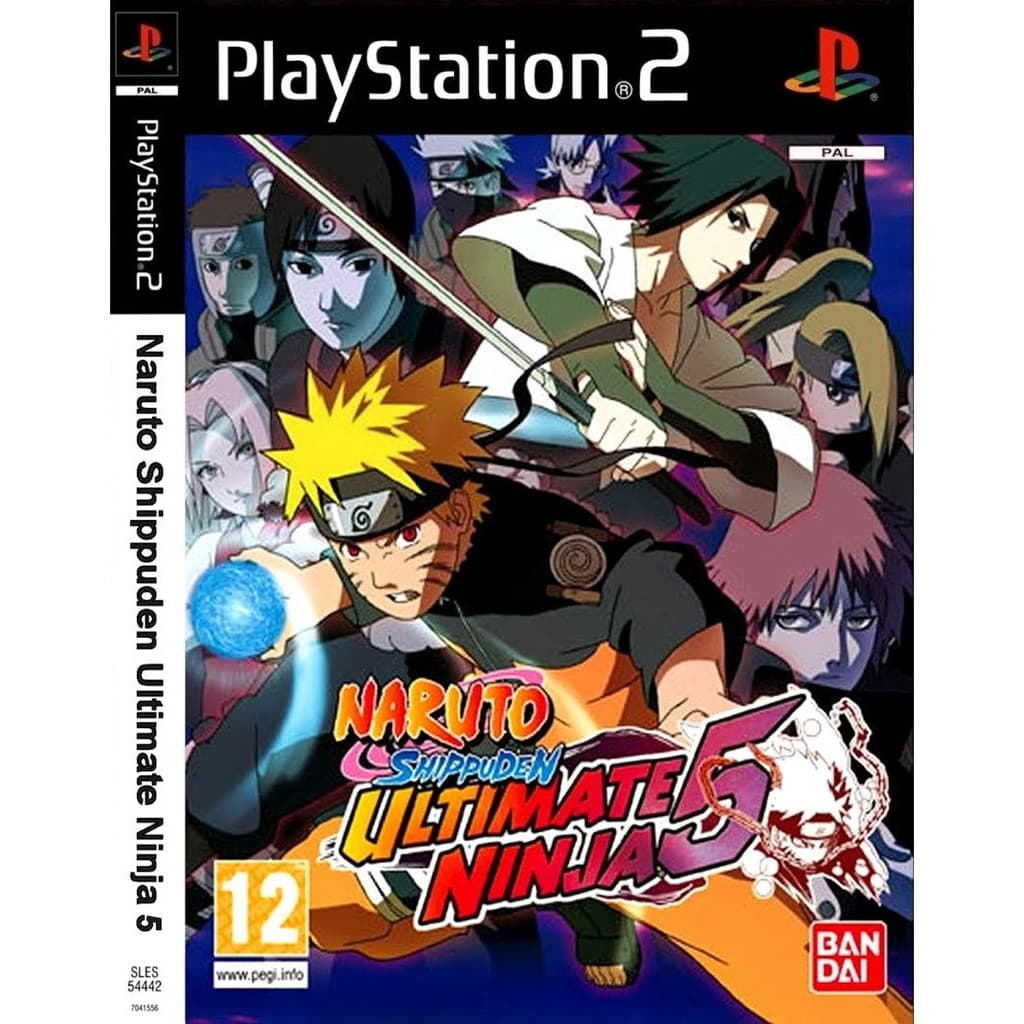 แผ่นเกมส์ Naruto Shippuden - Ultimate Ninja 5 PS2 Playstation2 คุณภาพสูง รูปที่ 1