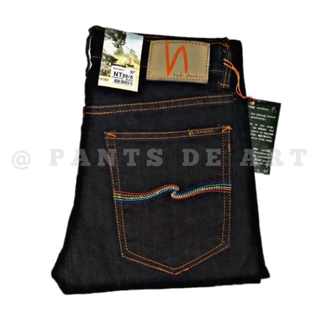 PANTSDEART ยีนส์ชายขาเดฟ Slimfit ผ้ายืด สีดำมิดไนด์ SIZE 28"-38" NT59/6 รูปที่ 2