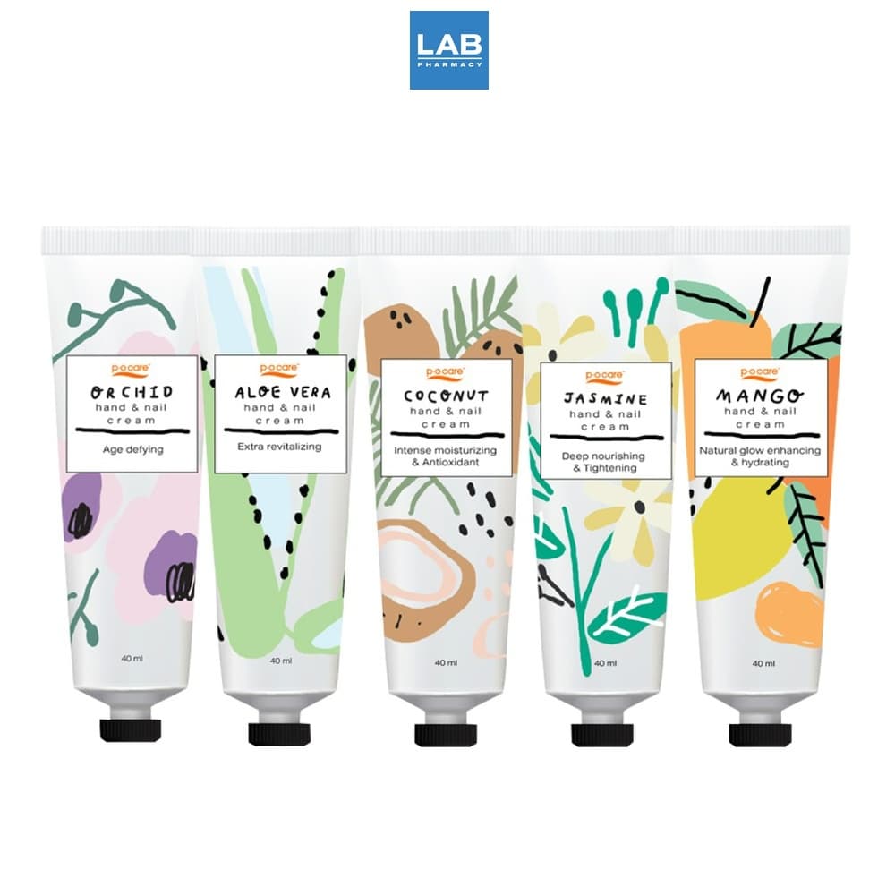 * P.O. CARE Hand & Nail Cream 40 ml. - พี.โอ.แคร์ ครีมบำรุงมือและเล็บ รูปที่ 1
