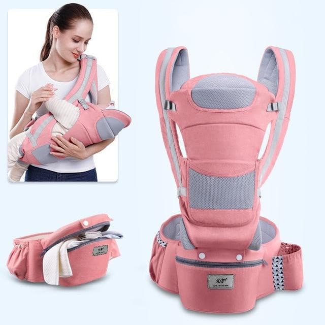 เป้อุ้มเด็ก เป้อุ้มลูก 0-36เดือน Hip Seat Baby Carrier 3-in-1 แบบมีที่นั่ง แยกได้ มีช่องเก็บของใต้เบาะ Ergonomic Carrier รูปที่ 8