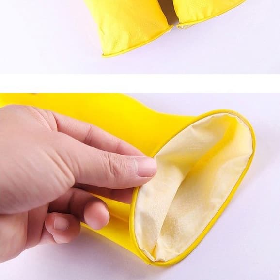 ถุงมือล้างจาน ถุงมือเอนกประสงค์ ทำความสะอาด ป้องกันผิวหนัง ถุงมือยาง ถุงมือ S.H.PLUS รูปที่ 5