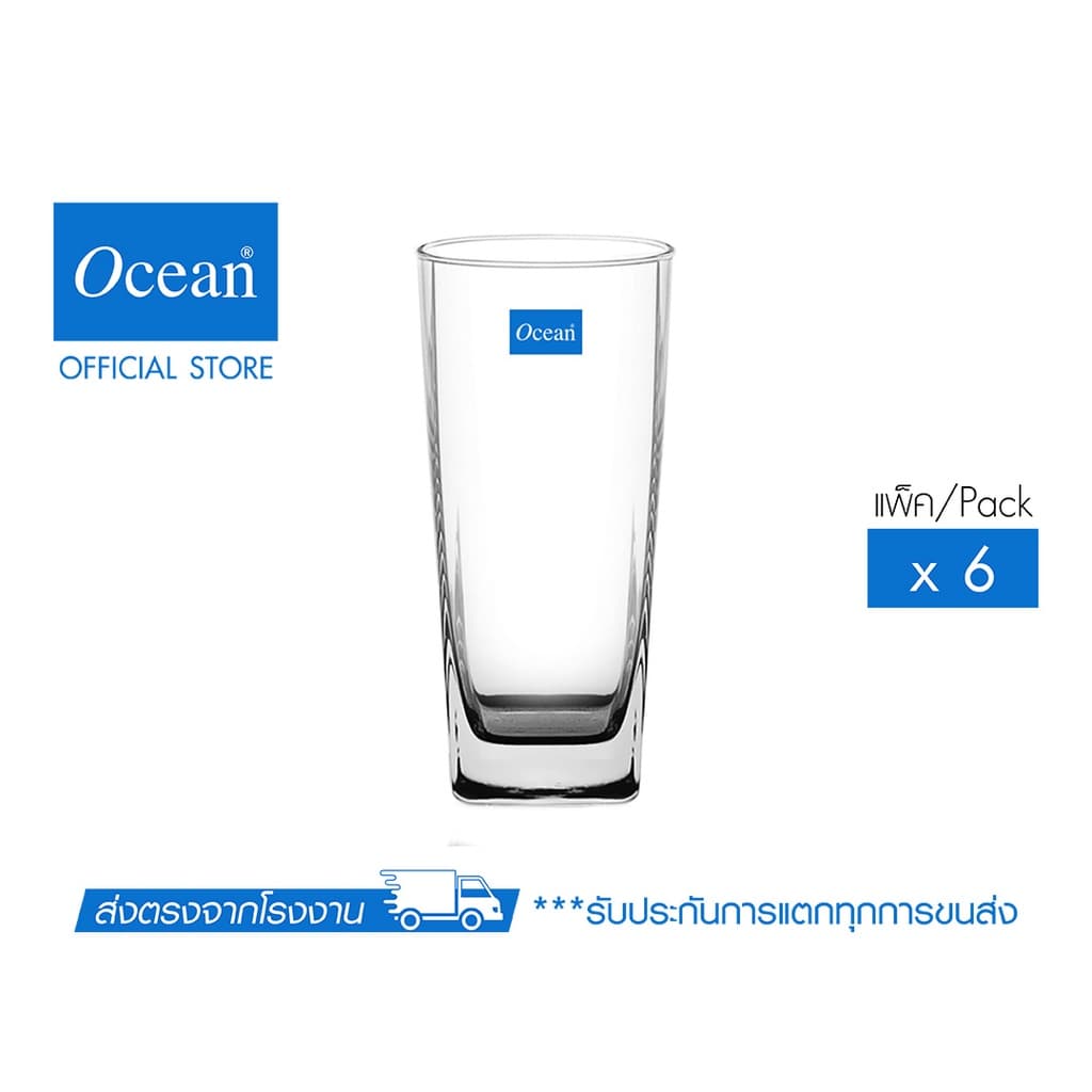 OCEAN แก้วน้ำ PLAZA LONG DRINK 405 ML. รูปที่ 1