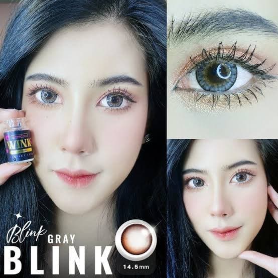 คอนแทคเลนส์ ตาโตแบบตุ๊กตาBlink blink Chestnut / Gray ขนาดบิ๊กอาย รูปที่ 2