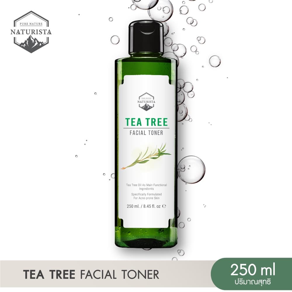 Naturista โทนเนอร์ทีทรี ทำความสะอาดสิ่งตกค้างบนใบหน้าอย่างล้ำลึก Tea Tree Facial Toner 250ml รูปที่ 1