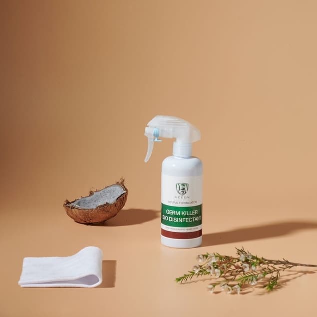 KEEEN Germ Killer Bio Disinfectant Spray 250 ml สเปรย์น้ำยาทำความสะอาดฆ่าเชื้อ 99.99% จากสารสกัดธรรมชาติ มี NSF, ECOCERT รูปที่ 2