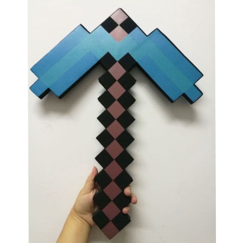 Minecraft เกม EVA โฟมเพชร Pickaxe ขวาน Hamaxe ดาบของเล่นเด็กของขวัญ Action Figure ของเล่นคอสเพลย์ Props ของขวัญ รูปที่ 4