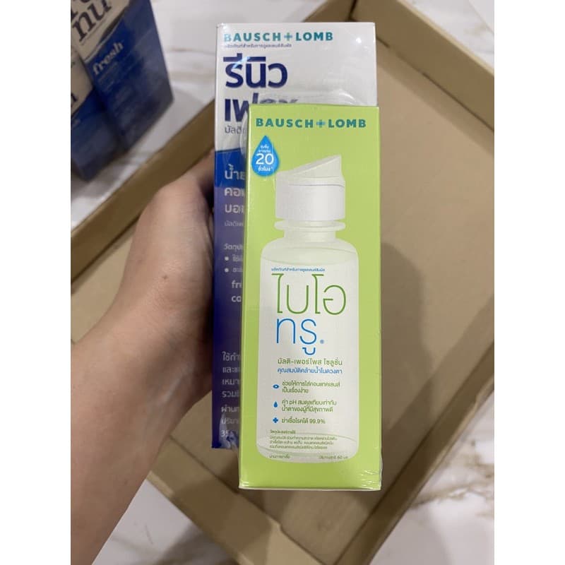 น้ำยาคอนแทคเลนส์ renu ขนาด355ml รูปที่ 2