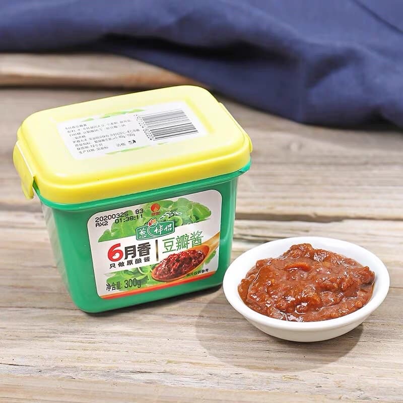 ซอสแพงพวย 300 กรัม葱伴侣6月香豆瓣酱300g รูปที่ 2