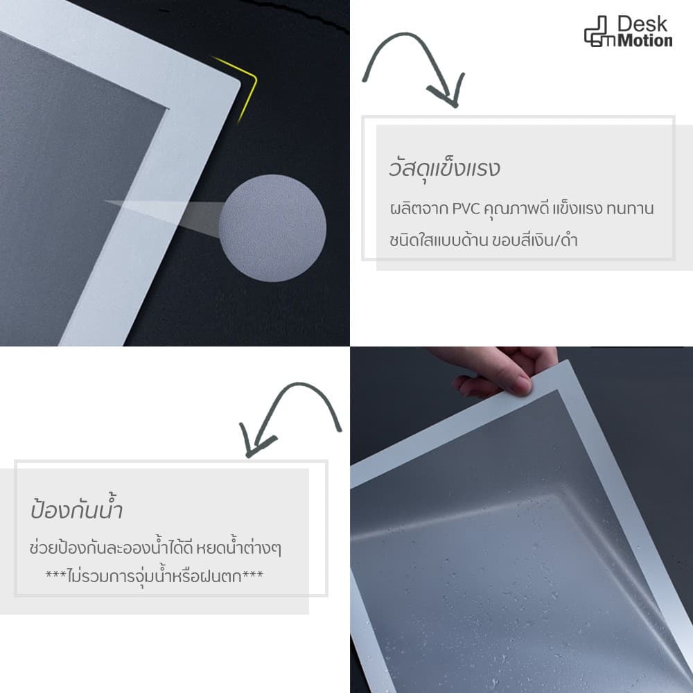 Magnetic Display Board กรอบโชว์ป้ายประกาศติดผนัง ขนาด A3 A4 ขอบแม่เหล็ก กรอบ กรอบติดผนัง เอกสาร กรอบสีดำ / เงิน / ทอง รูปที่ 8
