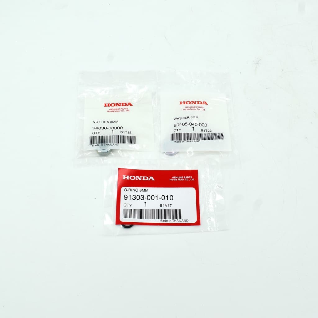 น็อตตั้งครัช ครบชุด เวฟ110i/ดรีม110i แท้ศูนย์ฮอนด้า 94030-08000/90485-040-000/91303-001-010 รูปที่ 3