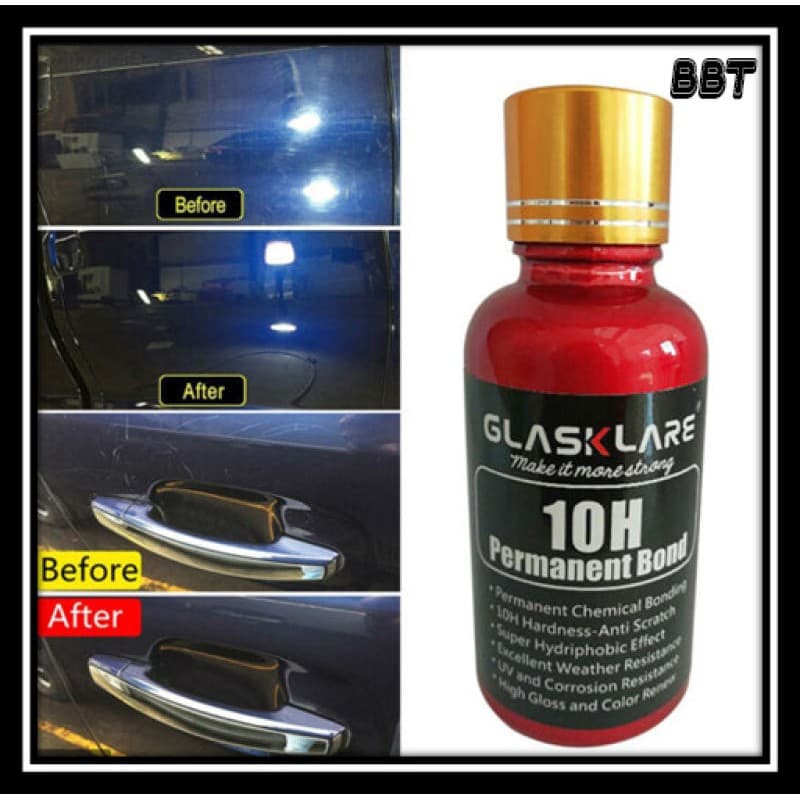 BBT GLASKLARE 10H คุณภาพเยอรมัน Germany น้ำยาเคลือบแก้วสูตรเข้มข้น 10H-G รูปที่ 3