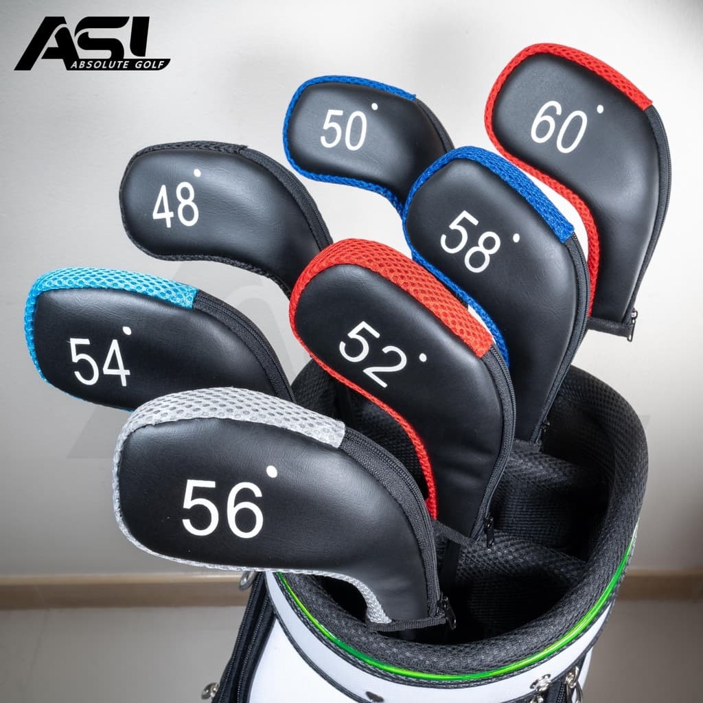 Golf Wedge Cover ปลอกครอบไม้เวดจ์ แบบมีซิป เลือกองศาและสีได้ มีหลายสี รูปที่ 1