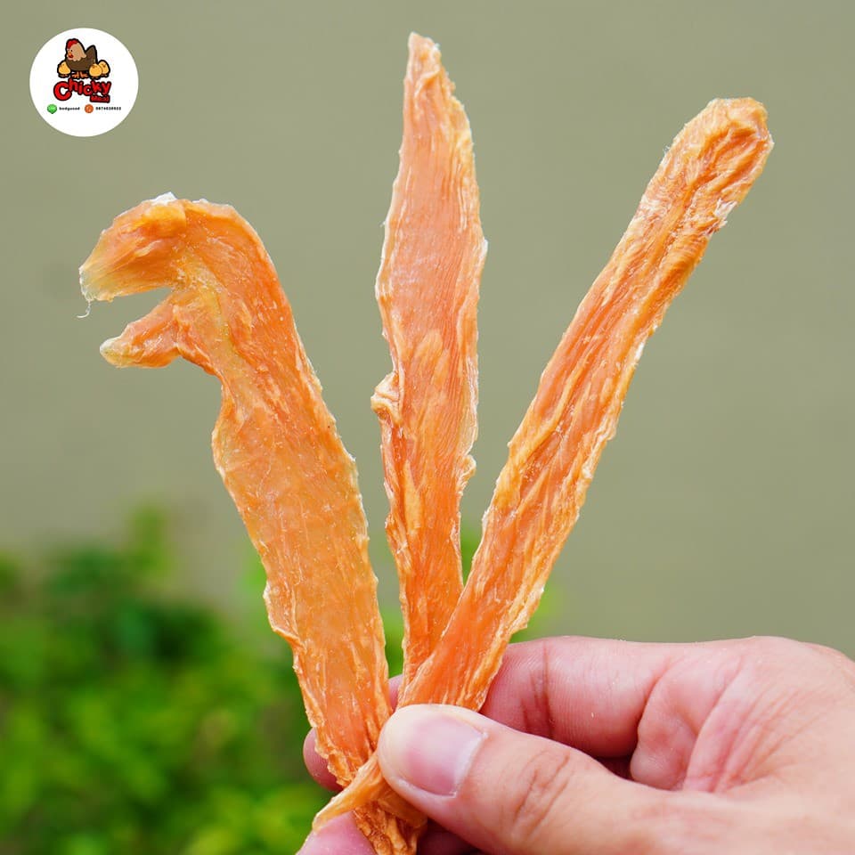 ขนาด 500กรัม สันในไก่อบแห้ง Chıcky Meal สินค้า home mate รูปที่ 4