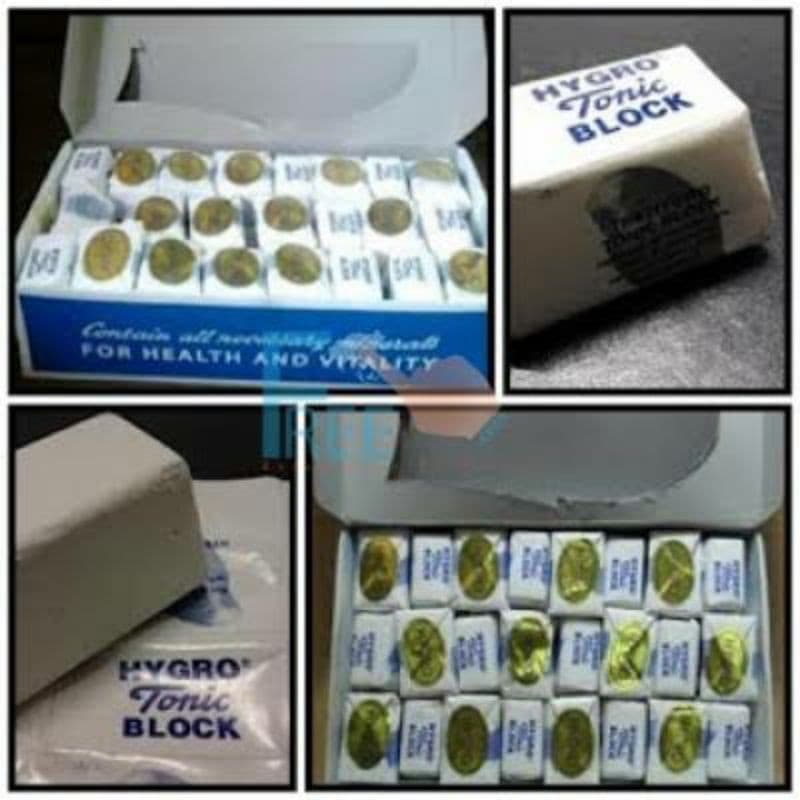 แคลเซียมก้อน แคลเซียมอัดก้อน แคลเซียมก้อนลับฟัน Hygrp Tonic Block สำหรับนก กระต่าย หนู และสัตว์ขนาดเล็กอื่นๆ รูปที่ 2