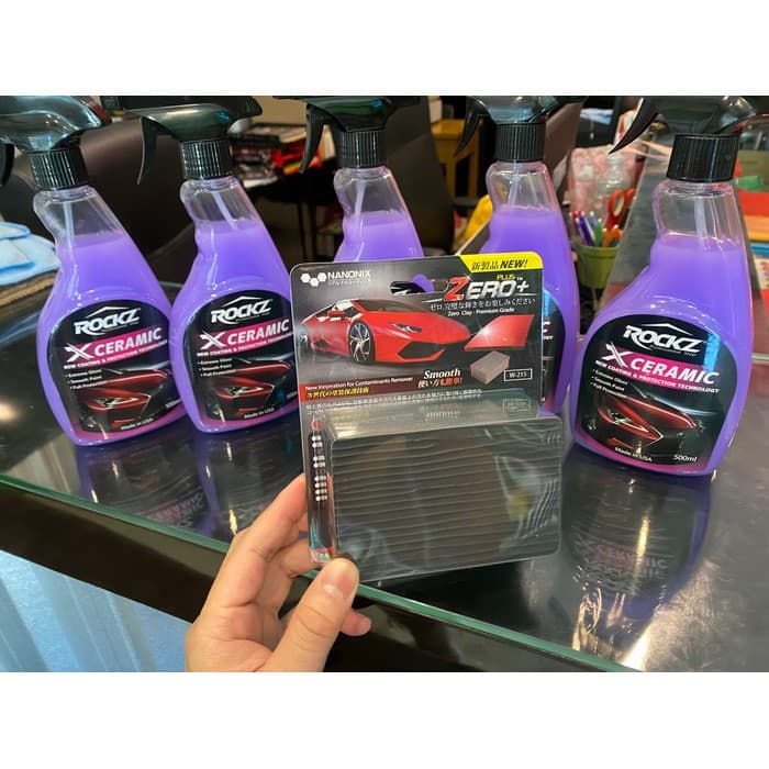 NANONIX ดินน้ำมันล้างรถ ZERO CLAY+ PLUS รุ่นใหม่ ดินน้ำมันขัดสีรถ เกรดดีที่สุด นำเข้าจากญี่ปุ่น รูปที่ 5