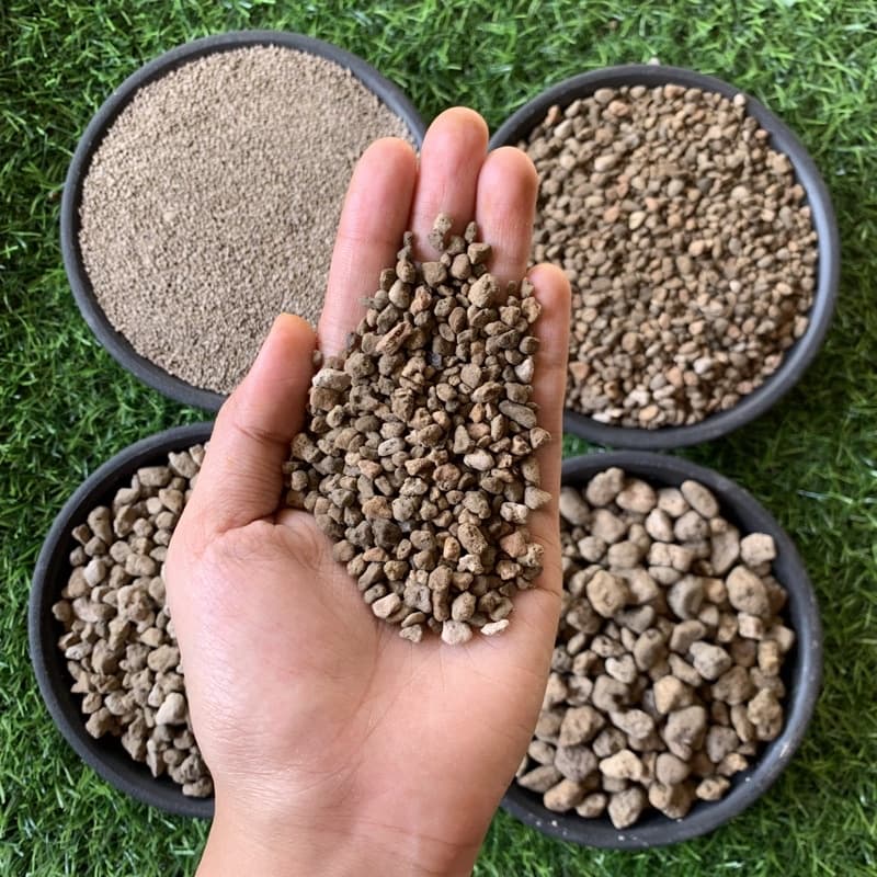 หินภูเขาไฟ 500กรัม 000,00,01,02,1-2 วัสดุปลูกผสมดิน เพิ่มความโปร่งให้ดิน หินภูเขาไฟ พัมมิส รูปที่ 4