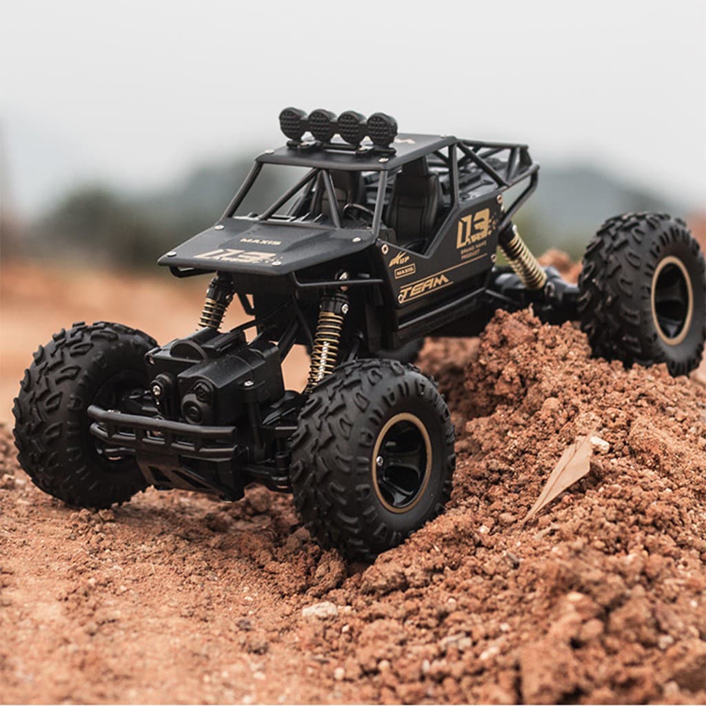 รถบังคับ 355 บาท ไต่ภูเขา รถบังคับวิทยุ Rock Crawler 4WD รถไต่หิน1:16คละสี ของเล่นเด้ก รูปที่ 3