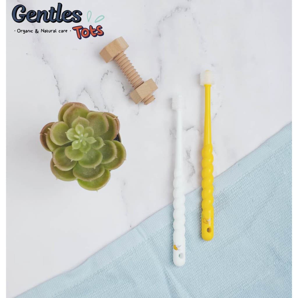 STB Higuchiเอสทีบี ฮิกูชิ Gentles tots-แปรง 360 องศา สำหรับเด็ก 0-3 ปี รูปที่ 4
