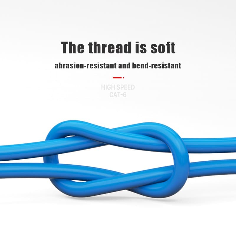 JAERSENT สายแลน3m~50m ​Cat 6 UTP Gigabit สายเคเบิลเครือข่ายอีเธอร์เน็ต RJ45 สายแพทช์แลน สำหรับ PC แล็ปท็อป, เราเตอร รูปที่ 5