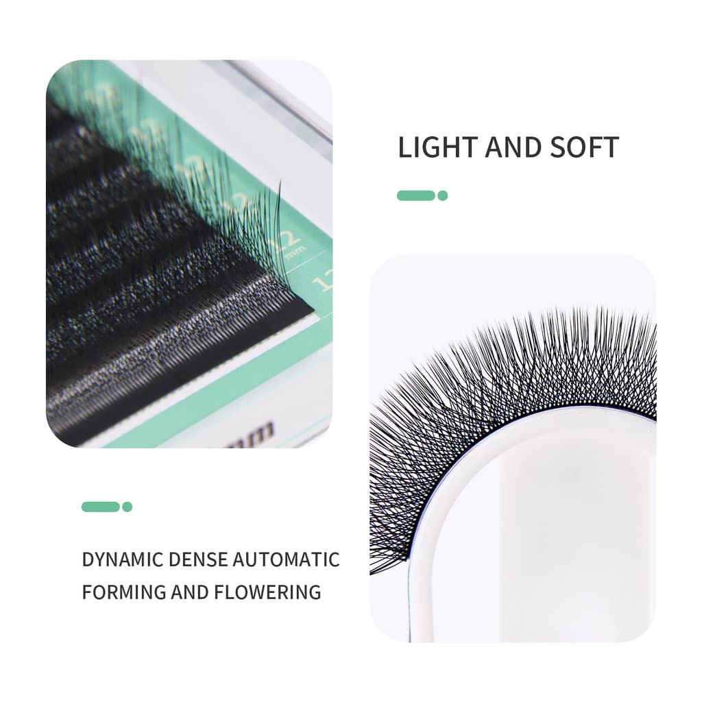 Glamlash ขนตาปลอม ขนมิงค์ 4D-W นุ่ม ดูเป็นธรรมชาติ รูปที่ 6