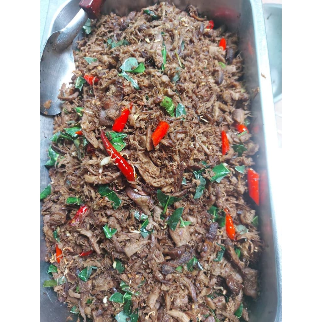 ขาเห็ดฉีกผัดสมุนไพร ร้านซาเจ ตลาดท่าดินแดง ของแท้ร้านขายเอง รูปที่ 5