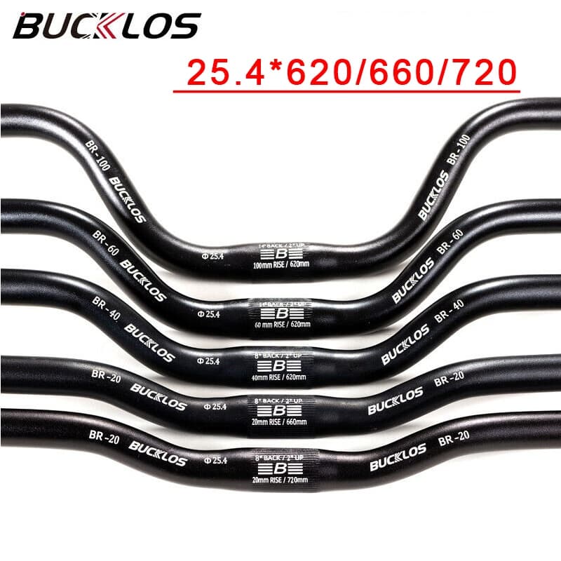 Bucklos 25.4 อะไหล่แฮนด์บาร์ อะลูมิเนียมอัลลอย สําหรับรถจักรยาน 620 660 720 รูปที่ 1