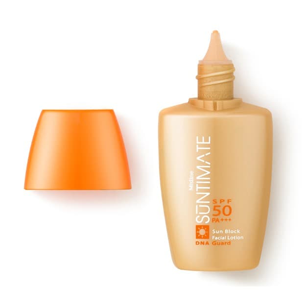 Mistine Suntimate Sun Block Facial Lotion SPF 50 PA+++ 20 ml. มิสทิน โลชั่นบำรุงผิวหน้า โลชั่นป้องกันแสงแดด ครีมกันแดด รูปที่ 3