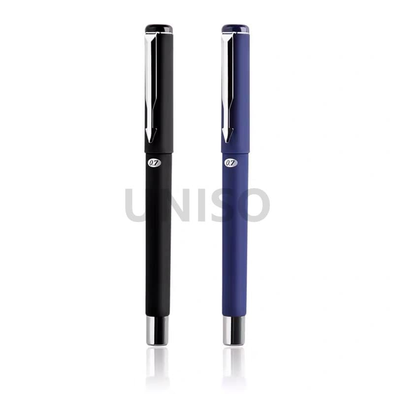 ปากกาเจล ขนาดเส้น 0.7mm รุ่นW-369 หมึกสีน้ำเงิน/ดำ/แดง แบบมีปลอกด้ามยาง #เครื่องเขียน#ด้ามยาง#pen#office รูปที่ 1