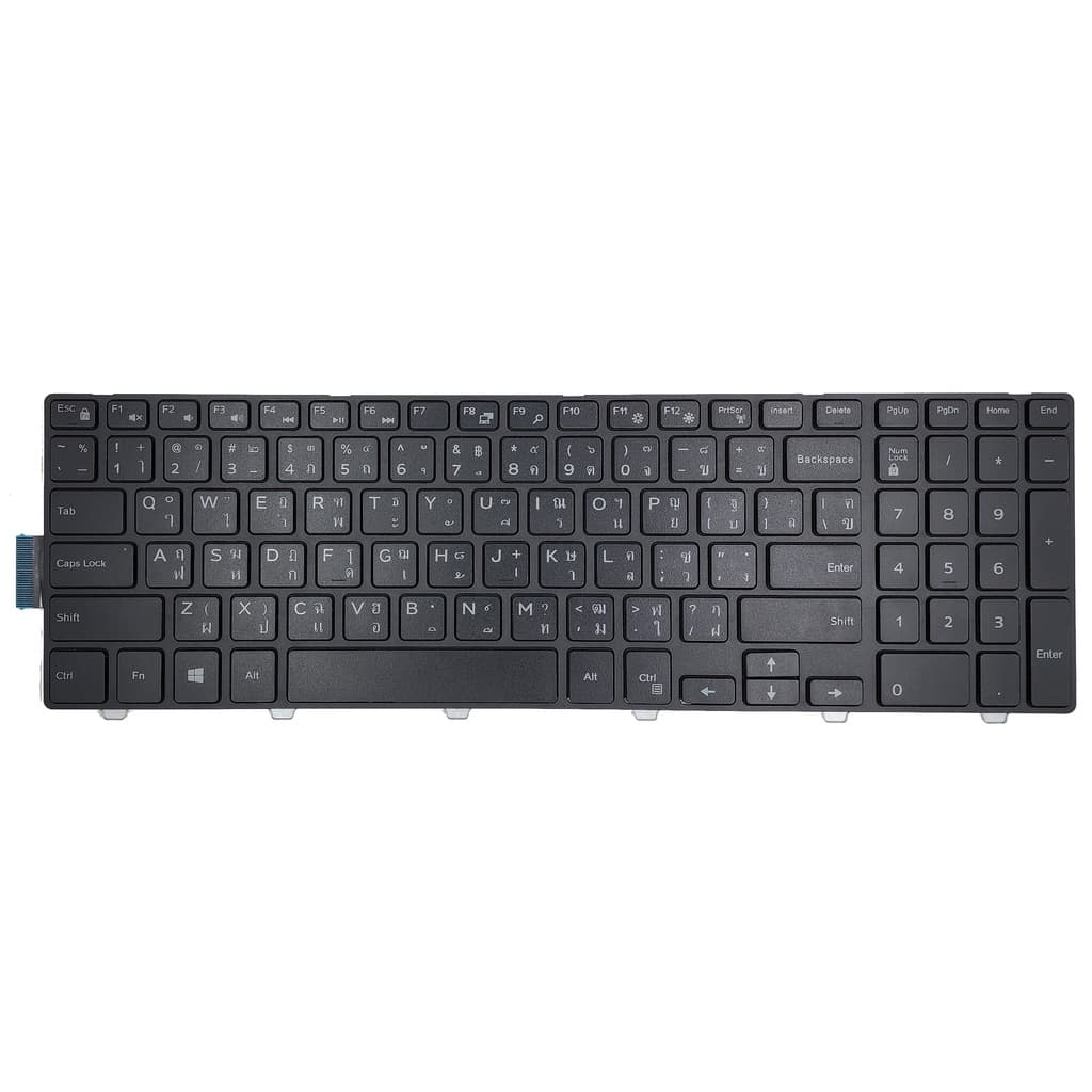 ⌨ Keyboard JYP58 คีย์บอร์ด Inspiron 15-3000 3542 3543 5542 i5547 5548 5558 i5559 7557 7559 17 5748 5758 5759 ไทย-อังกฤษ รูปที่ 2