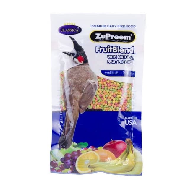 Zupreem FruitBlend ซูพรีม อาหารนก ผลไม้อัดเม็ดแบ่งขาย นำเข้าจากอเมริกา รูปที่ 6