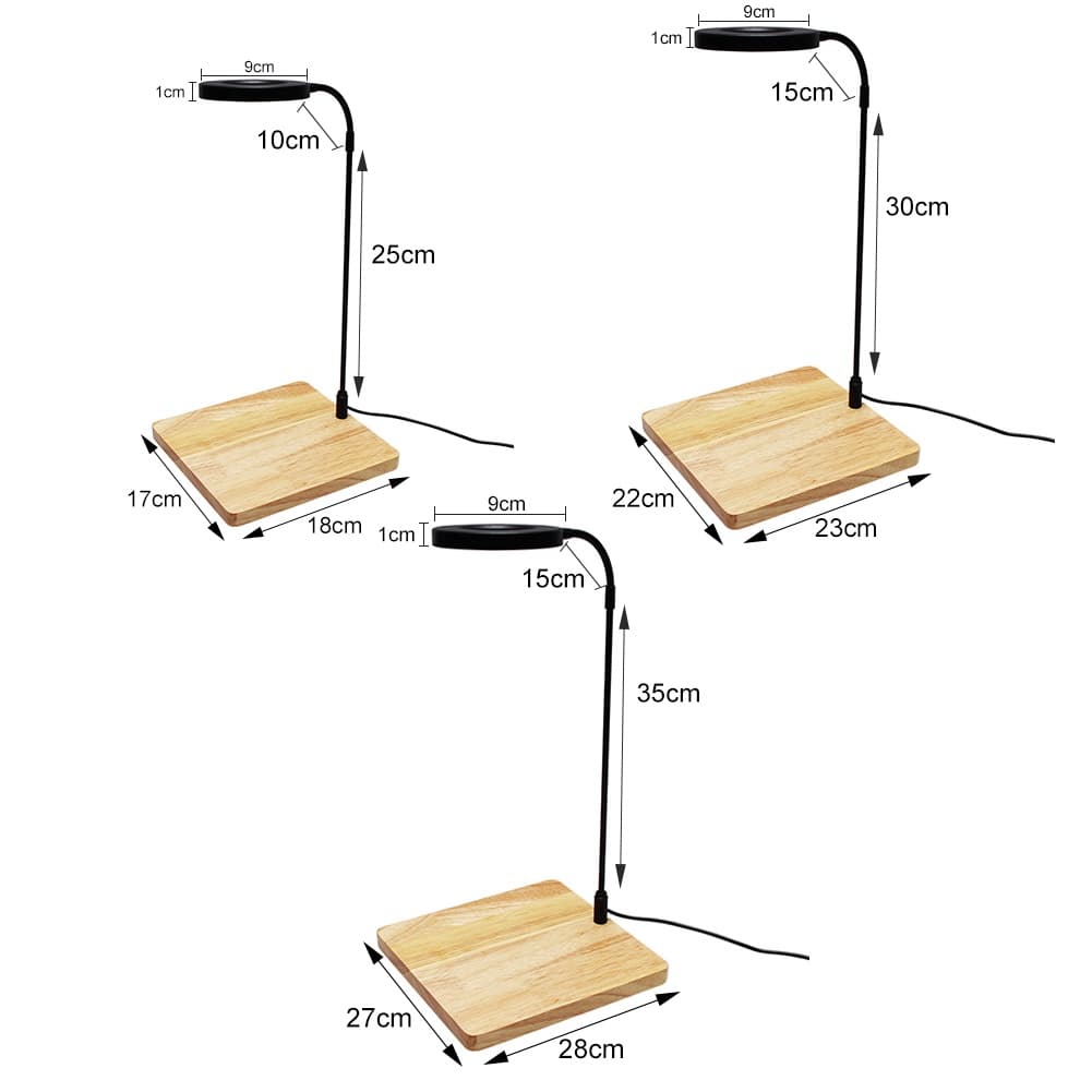 10W โคมไฟตู้ปลา LED บ้านปรับได้กันน้ํา USB ขับเคลื่อน ไฟเลี้ยงตู้ปลา โคมไฟตั้งโต๊ะ หัวไฟสามารถปรับได้ รูปที่ 5