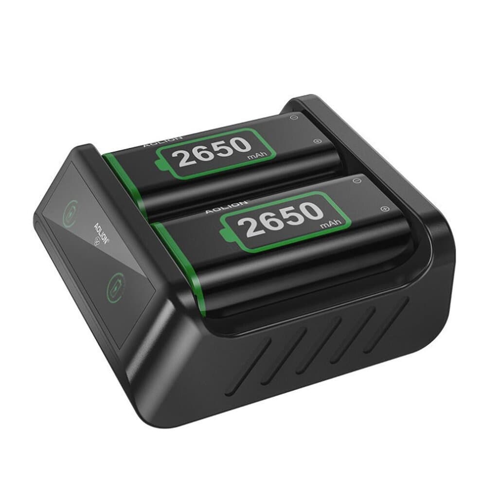 Aolion แบตเตอรี่ XboxOne & XboxSeriesS/X แบต 2 ก้อน + แท่นชาร์จ 2650 mAh รูปที่ 3
