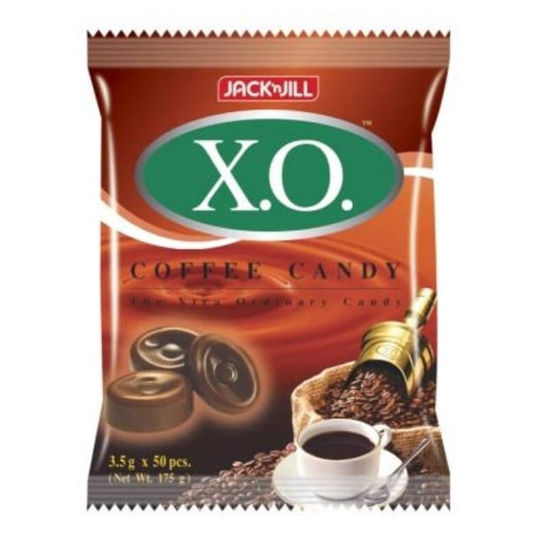 xo เอ็กซ์โอ ลูกอม หลากรส ถุง 50 เม็ด มีให้เลือก 7รสชาติ กาแฟ,ชามะนาว,บัตเตอร์คาราเมล,ผลไม้รวม เอ็กซ์ไซท์ รูปที่ 2