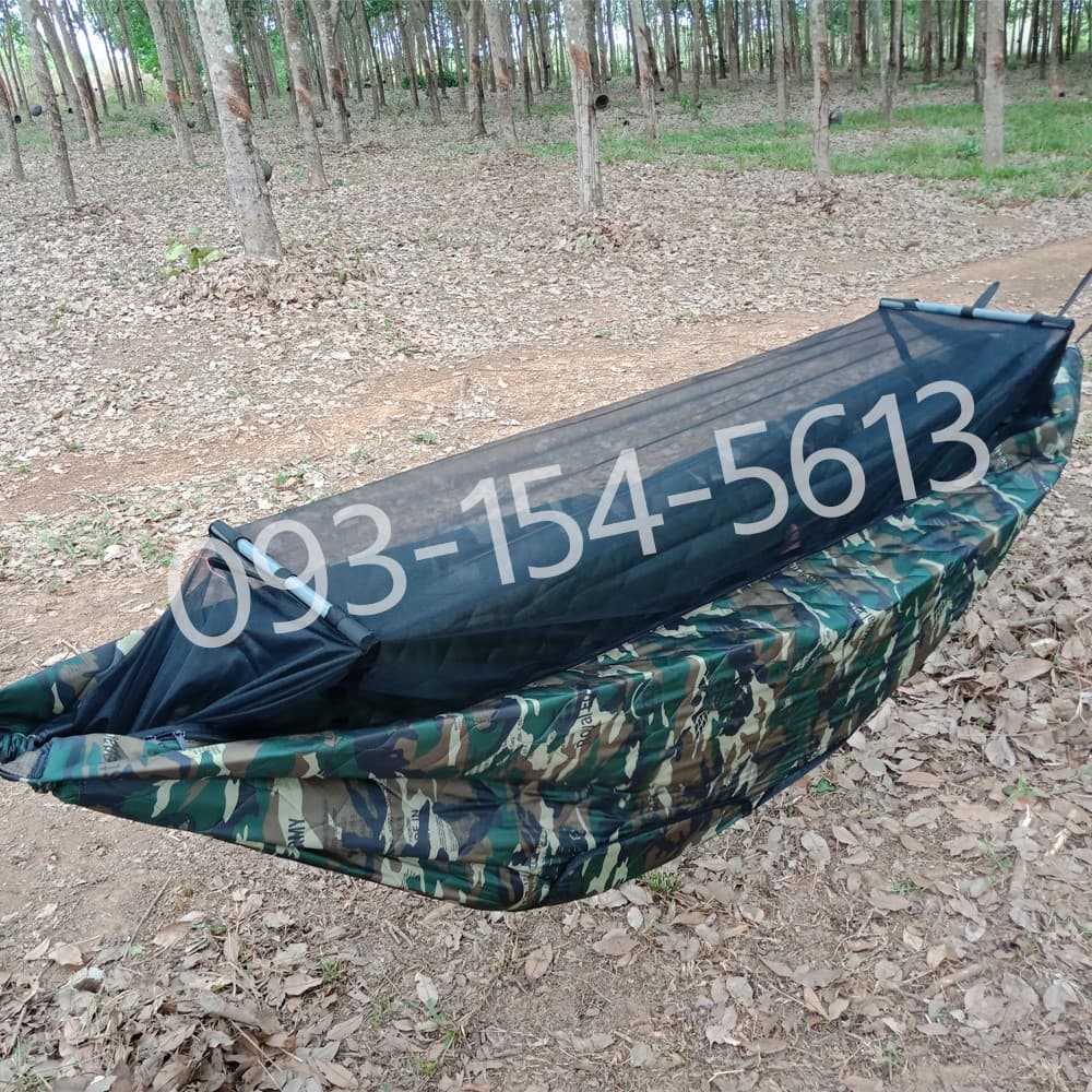เปลมุ้ง ผ้าบุนวมหนาพิเศษ กันแมลง กันยุทะลุได้ รูปที่ 4
