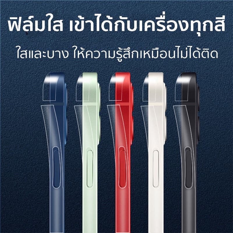 ฟิล์มกันรอย ขอบข้าง สำหรับไอโฟน for iPhone 13 pro max iPhone12ProMax สำหรับiPhone 12Pro i12 mini ฟิล์มขอบข้าง รูปที่ 1